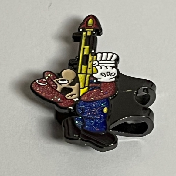 Super Mario Gun Sniper AK Blip Hat Pin Pins Streetwear Fitted New Era Glitter - Picture 4 of 8